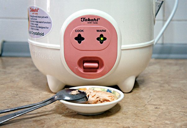 Hungry rice cooker
